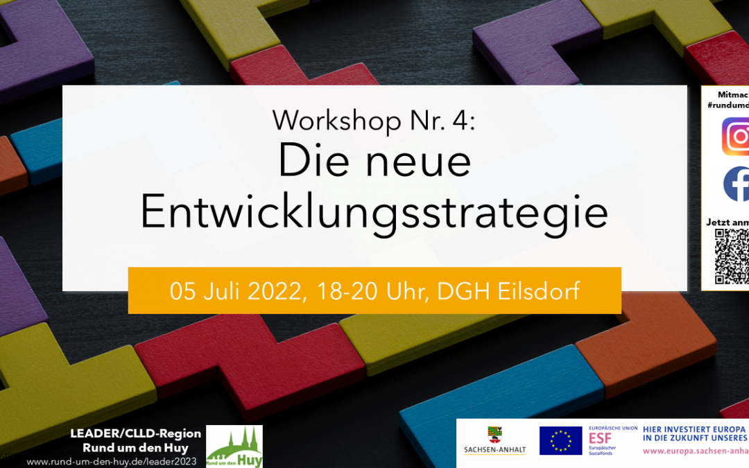 Workshop Nr. 4 „Die neue Entwicklungsstrategie am 05.07.2022